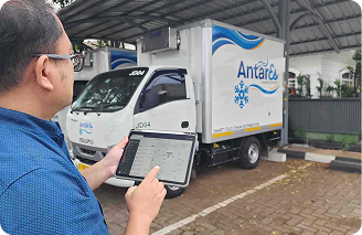 Teknologi pemantauan operasional cold chain AntarES